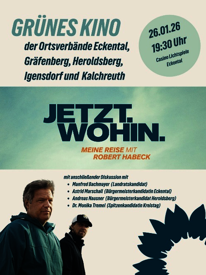 Grones Kino - Jetzt und wohin- mein Weg mit Robert habeck